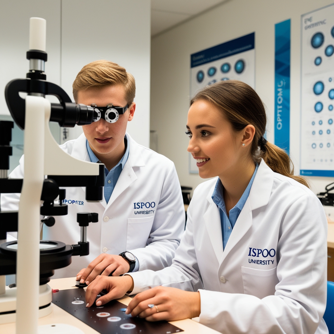 Leonardo_Phoenix_09_Two_optometry_students_in_a_university_nam_0
